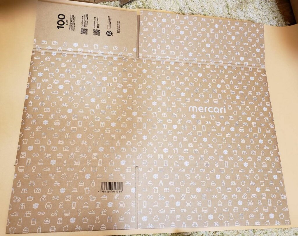 メルカリのダンボール100サイズ