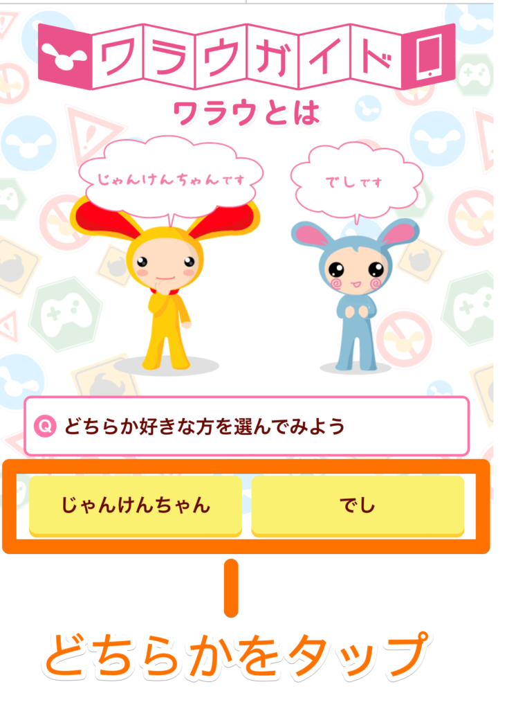 ワラウガイドの内容