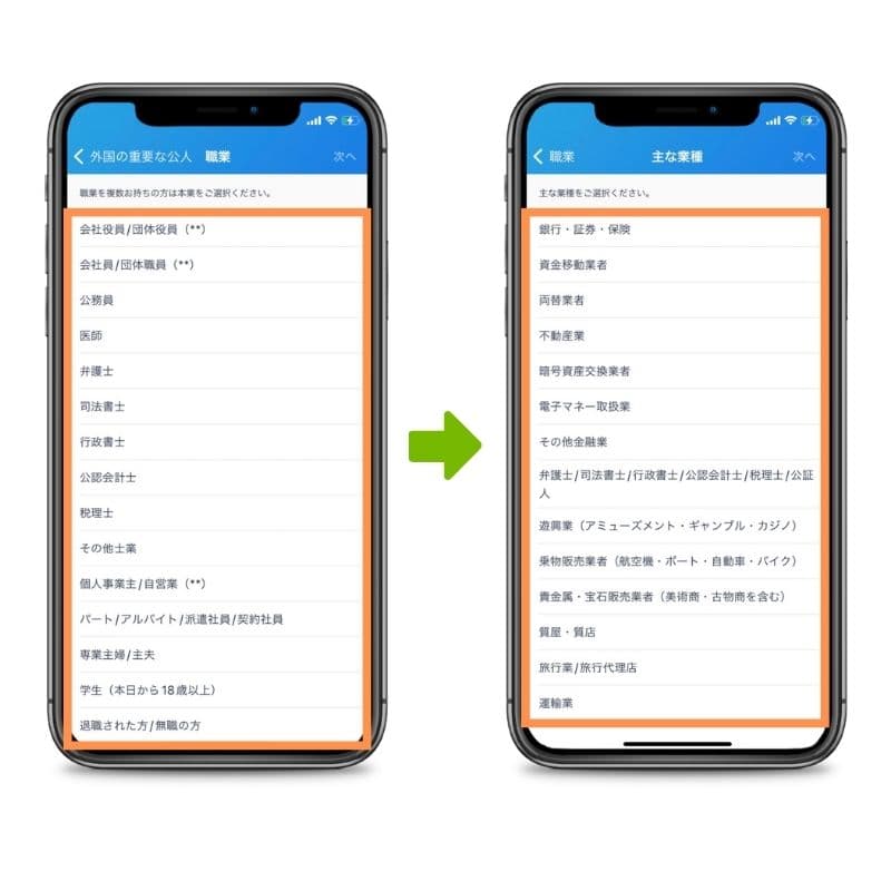 ビットフライヤー取引目的_職業